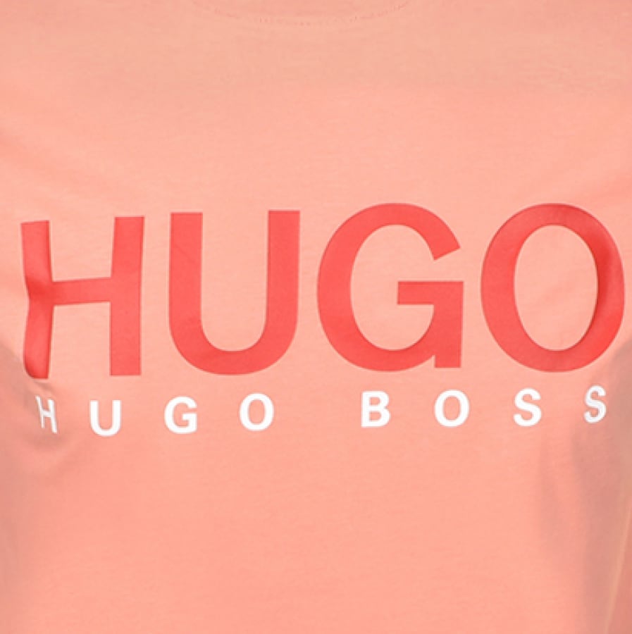 Alternative Image for ProductHUGO Dolive Crew Neck Short Sleeve T Shirt Orange3